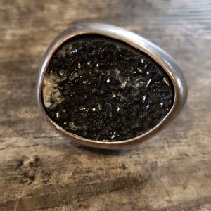 Black Stone Statement Ring